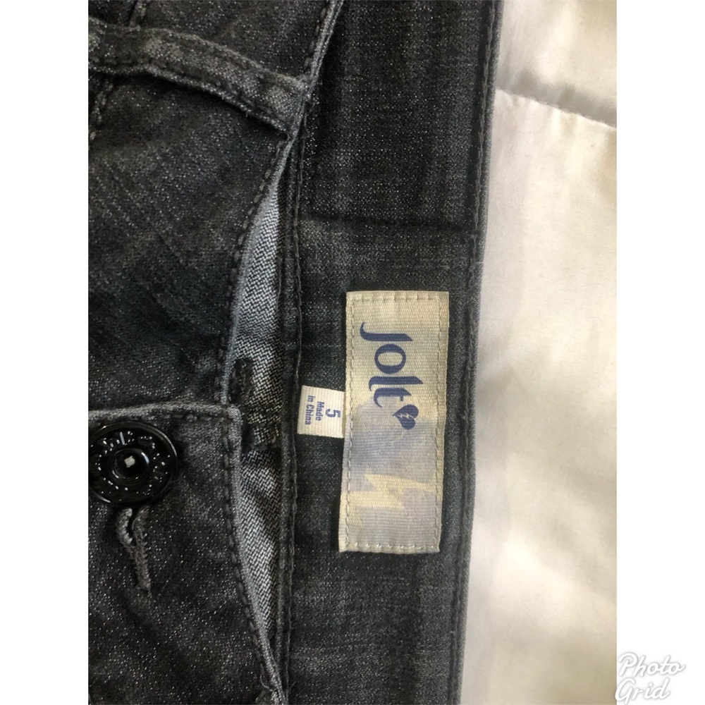 JOLTS Black wash skinny jeans